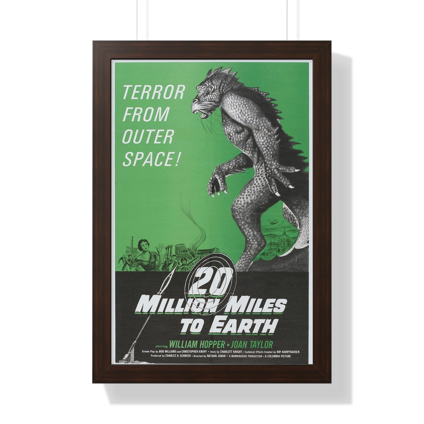 20 MILLION MILES TO EARTH (3) 1957 - Framed Movie Poster-16″ x 24″-The Sticker Space