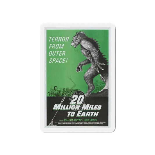 20 MILLION MILES TO EARTH (3) Movie Poster - Refrigerator Magnet 6 Inch - The Sticker Space