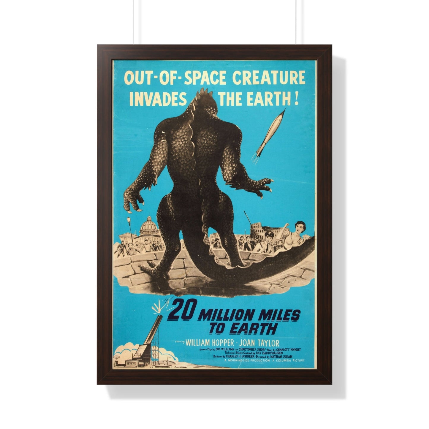 20 MILLION MILES TO EARTH (5) 1957 - Framed Movie Poster-20" x 30"-The Sticker Space