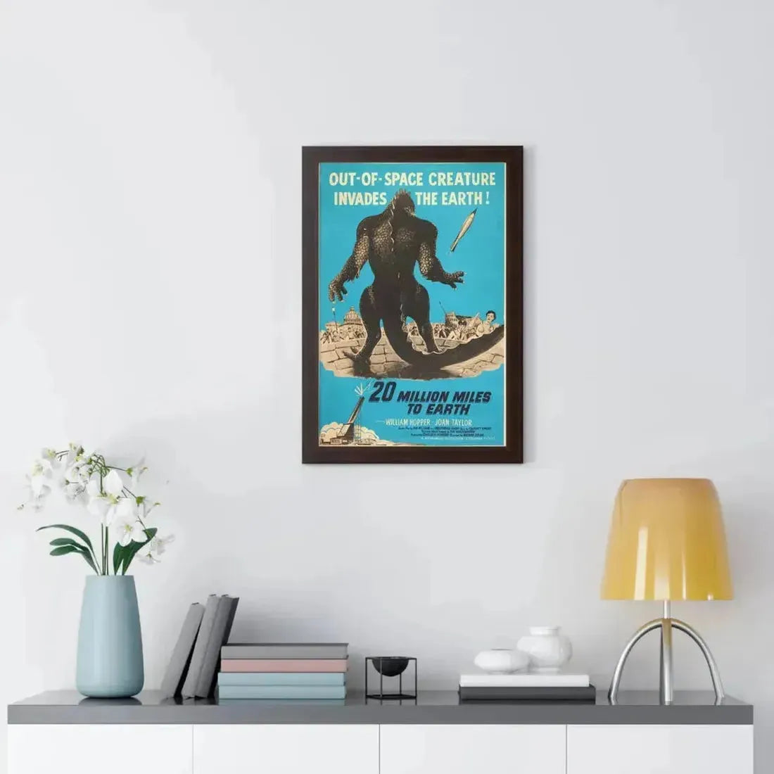 20 MILLION MILES TO EARTH (5) 1957 - Framed Movie Poster - The Sticker Space