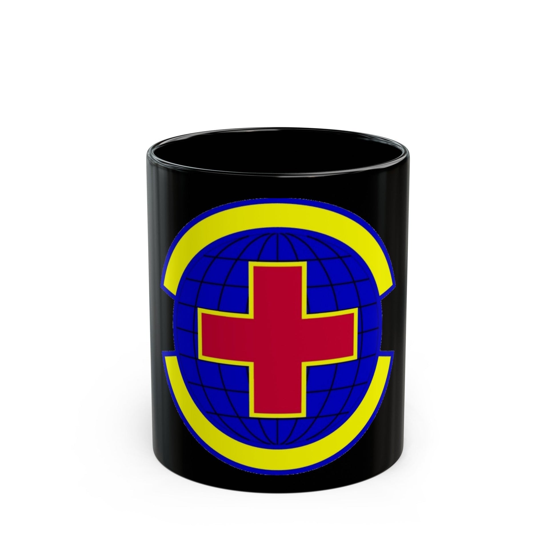 20 Operational Medical Readiness Squadron ACC (U.S. Air Force) Black Coffee Mug-11oz-The Sticker Space