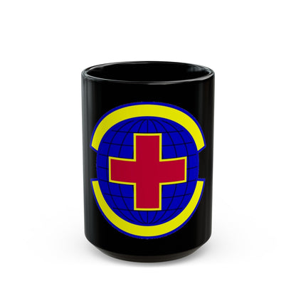 20 Operational Medical Readiness Squadron ACC (U.S. Air Force) Black Coffee Mug-15oz-The Sticker Space