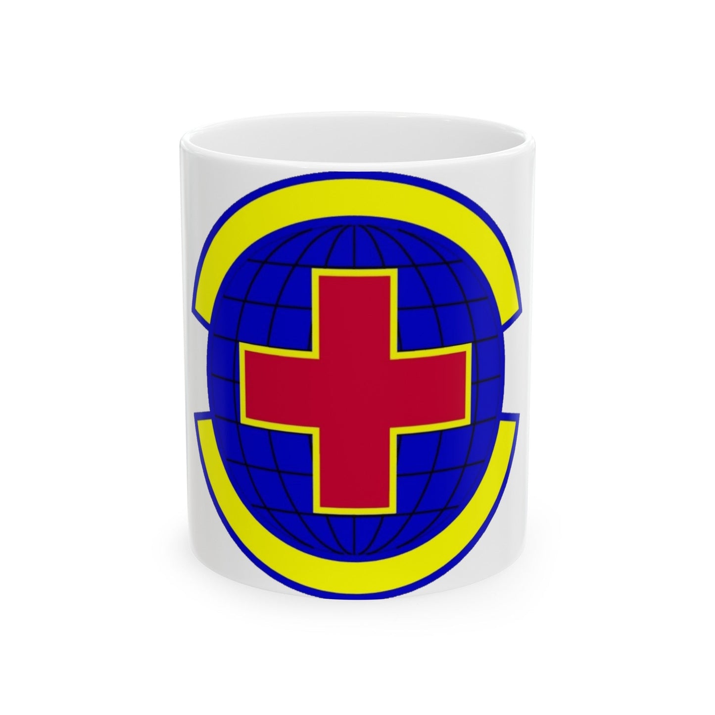 20 Operational Medical Readiness Squadron ACC (U.S. Air Force) White Coffee Mug-11oz-The Sticker Space