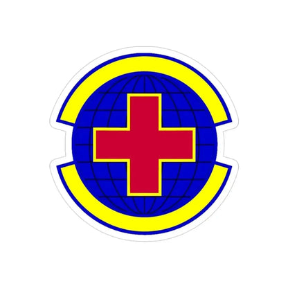 20 Operational Medical Readiness Squadron ACC (U.S. Air Force) REVERSE PRINT Transparent Die-Cut STICKER - The Sticker Space