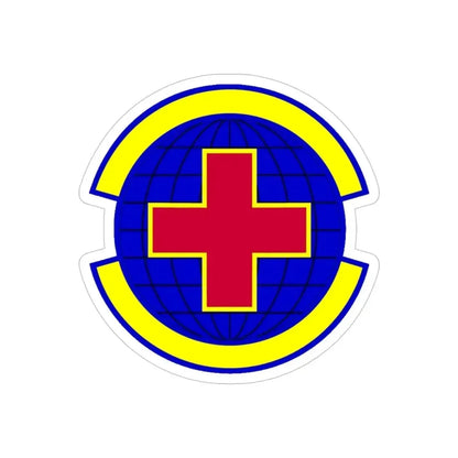 20 Operational Medical Readiness Squadron ACC (U.S. Air Force) REVERSE PRINT Transparent Die-Cut STICKER - The Sticker Space