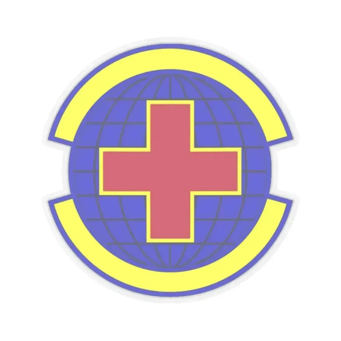 20 Operational Medical Readiness Squadron ACC (U.S. Air Force) STICKER Vinyl Kiss-Cut Decal 4 Inch Transparent - The Sticker Space