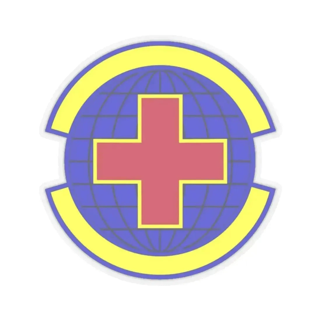 20 Operational Medical Readiness Squadron ACC (U.S. Air Force) STICKER Vinyl Kiss-Cut Decal 6 Inch Transparent - The Sticker Space
