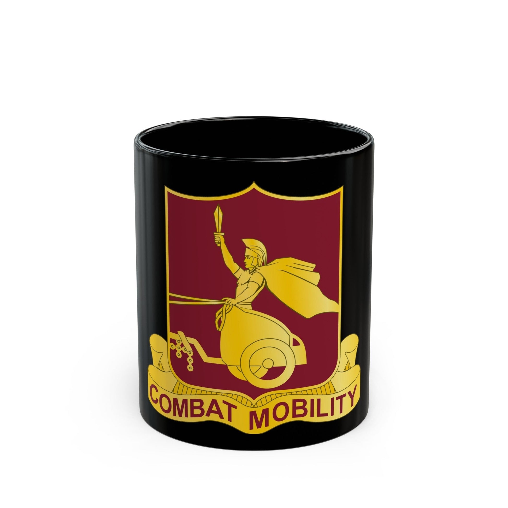 20 Transportation Battalion (U.S. Army) Black Coffee Mug-11oz-The Sticker Space