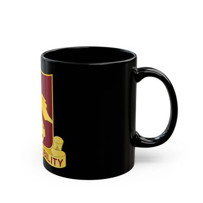 20 Transportation Battalion (U.S. Army) Black Coffee Mug-The Sticker Space