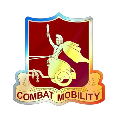 20 Transportation Battalion (U.S. Army) Holographic STICKER Die-Cut Vinyl Decal 4 Inch Holographic - The Sticker Space