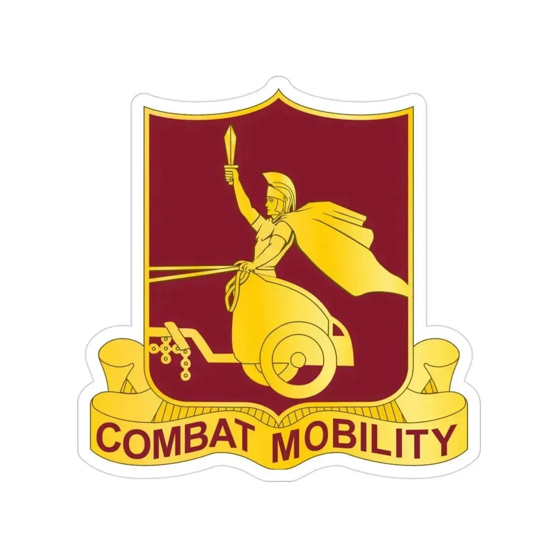 20 Transportation Battalion (U.S. Army) Transparent STICKER Die-Cut Vinyl Decal 3 Inch - The Sticker Space