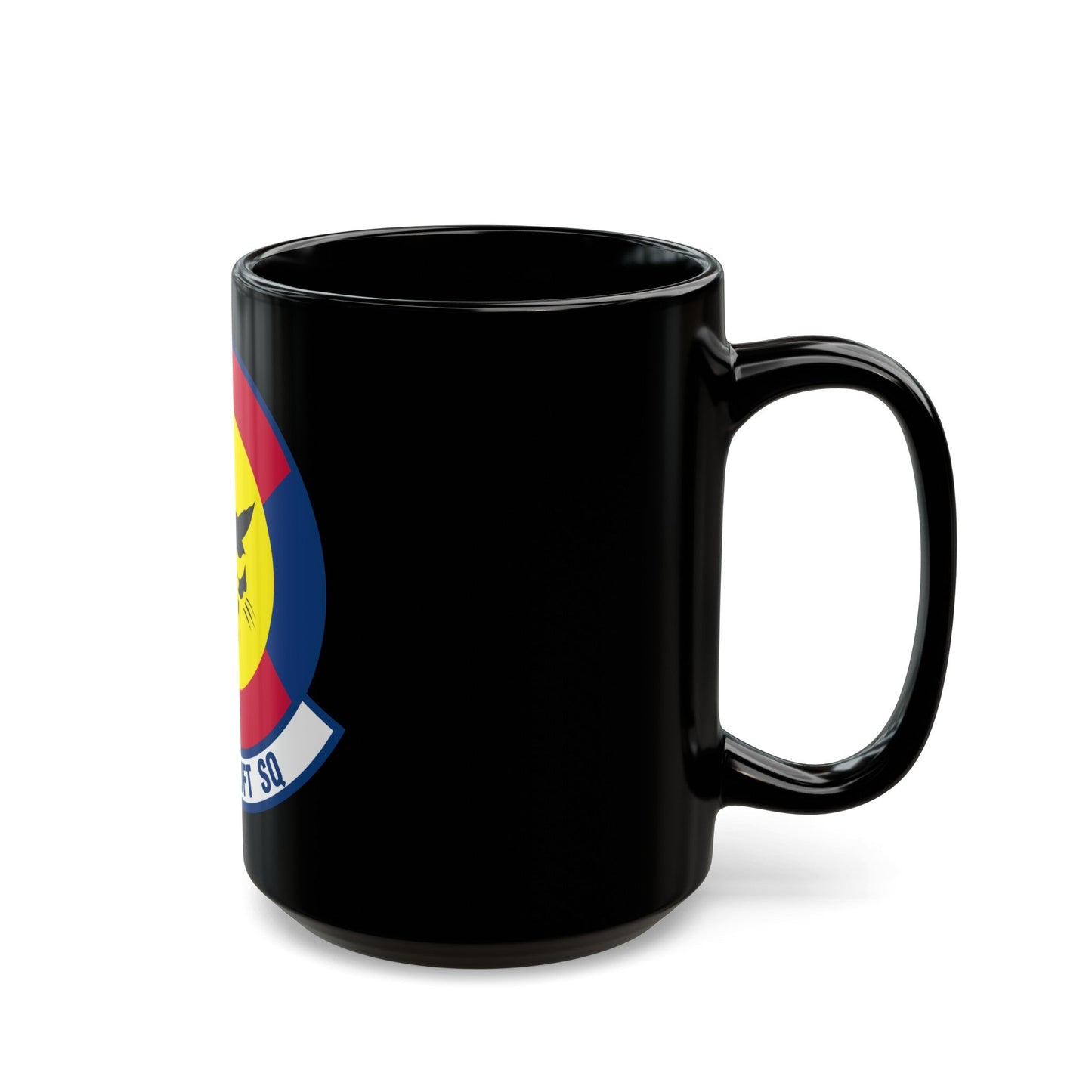 200 Airlift Squadron (U.S. Air Force) Black Coffee Mug-The Sticker Space