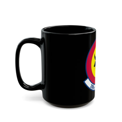 200 Airlift Squadron (U.S. Air Force) Black Coffee Mug-The Sticker Space