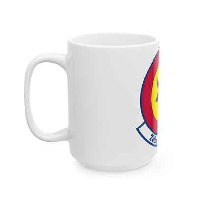 200 Airlift Squadron (U.S. Air Force) White Coffee Mug-The Sticker Space