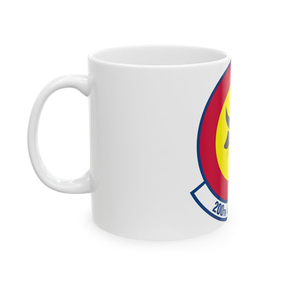 200 Airlift Squadron (U.S. Air Force) White Coffee Mug-The Sticker Space