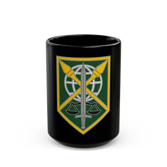 200 Military Police Command (U.S. Army) Black Coffee Mug-15oz-The Sticker Space