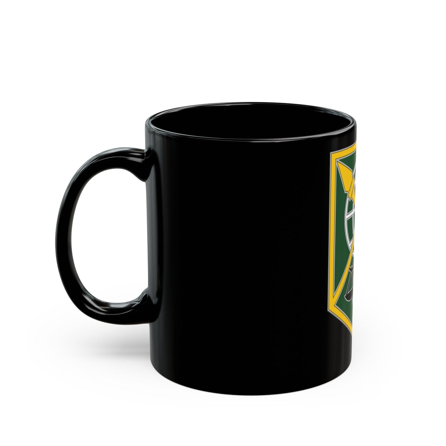 200 Military Police Command (U.S. Army) Black Coffee Mug-The Sticker Space