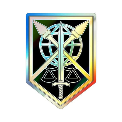 200 Military Police Command (U.S. Army) Holographic STICKER Die-Cut Vinyl Decal 6 Inch Holographic - The Sticker Space