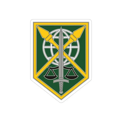 200 Military Police Command (U.S. Army) REVERSE PRINT Transparent Die-Cut STICKER - The Sticker Space