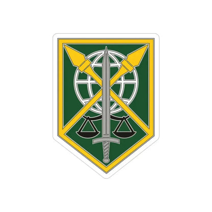 200 Military Police Command (U.S. Army) REVERSE PRINT Transparent Die-Cut STICKER - The Sticker Space