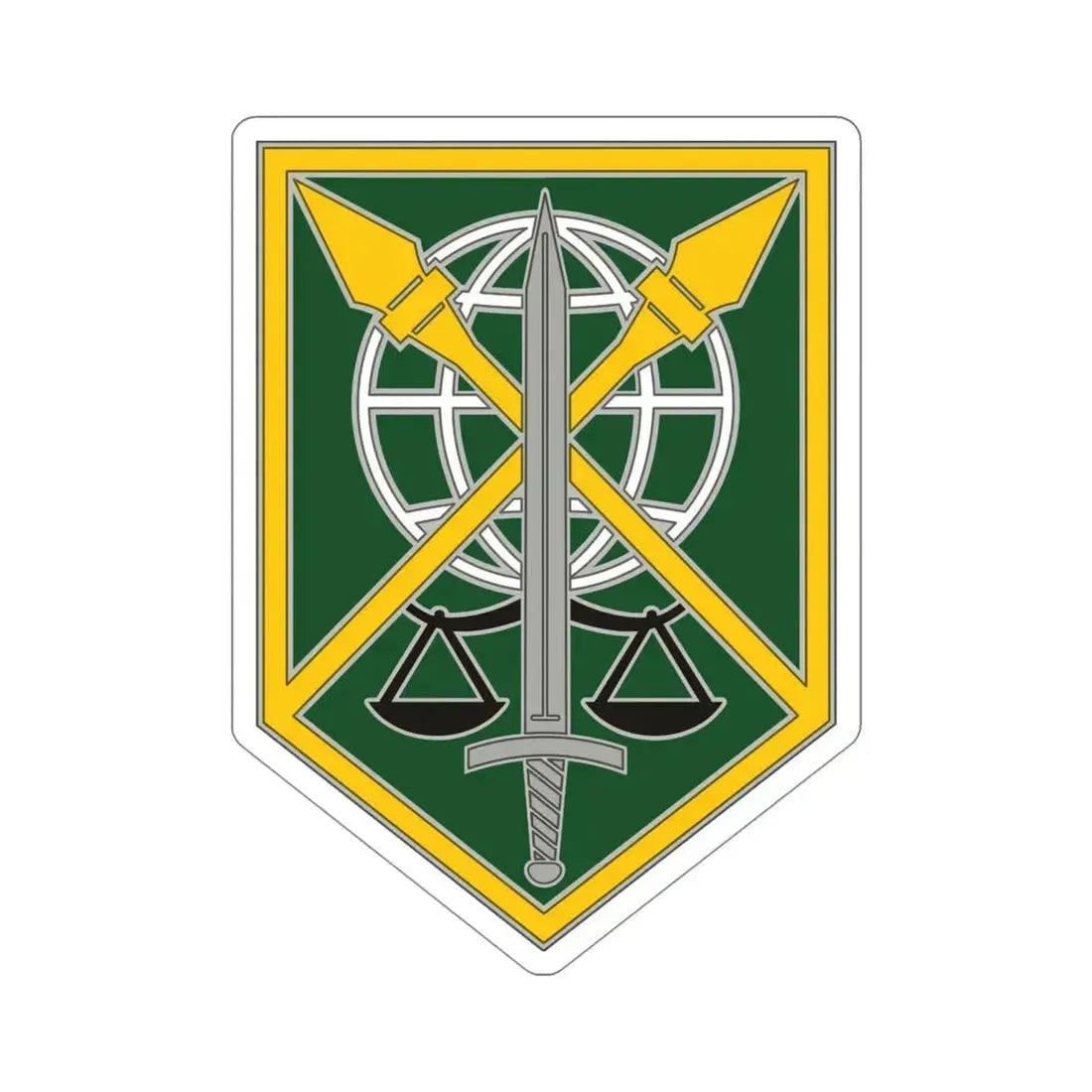 200 Military Police Command (U.S. Army) STICKER Vinyl Die-Cut Decal 4 Inch - The Sticker Space