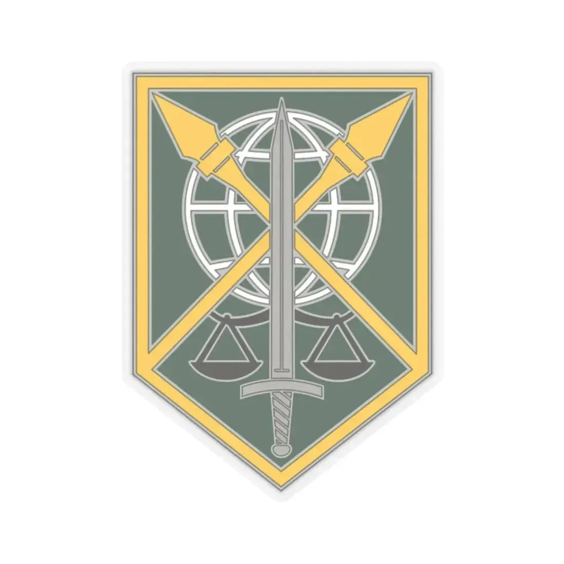 200 Military Police Command (U.S. Army) STICKER Vinyl Kiss-Cut Decal 2 Inch Transparent - The Sticker Space