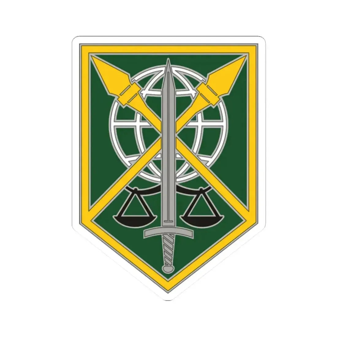 200 Military Police Command (U.S. Army) STICKER Vinyl Kiss-Cut Decal 2 Inch White - The Sticker Space