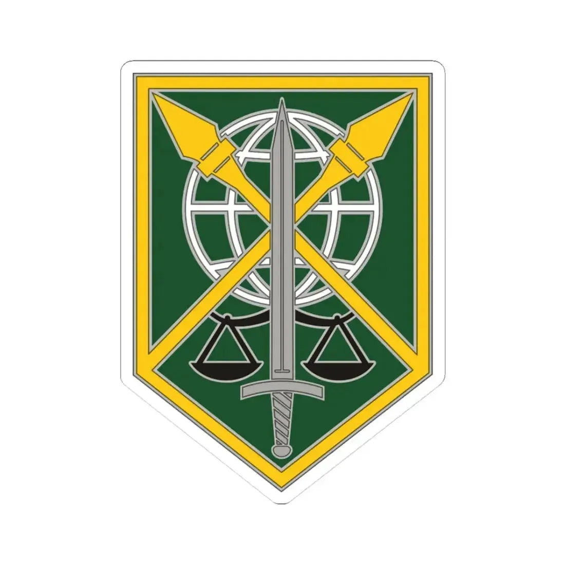 200 Military Police Command (U.S. Army) STICKER Vinyl Kiss-Cut Decal 3 Inch White - The Sticker Space