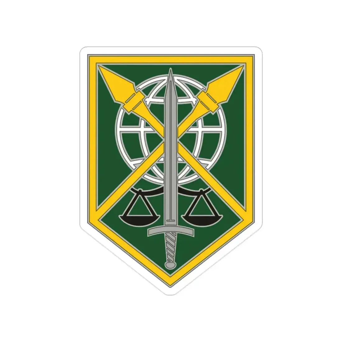 200 Military Police Command (U.S. Army) Transparent STICKER Die-Cut Vinyl Decal 2 Inch - The Sticker Space