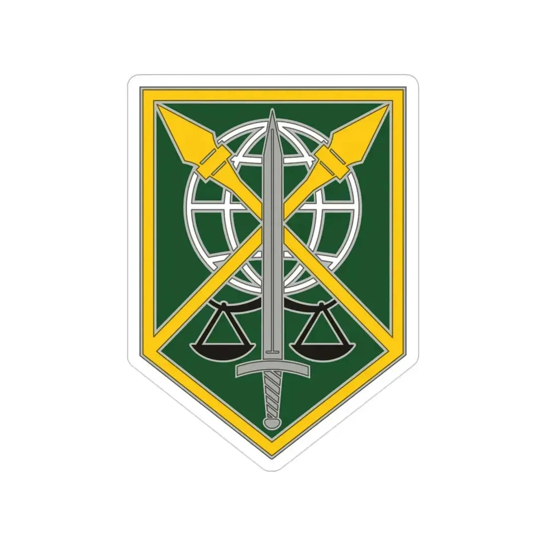200 Military Police Command (U.S. Army) Transparent STICKER Die-Cut Vinyl Decal 3 Inch - The Sticker Space