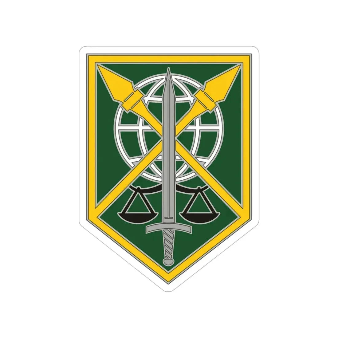 200 Military Police Command (U.S. Army) Transparent STICKER Die-Cut Vinyl Decal - The Sticker Space
