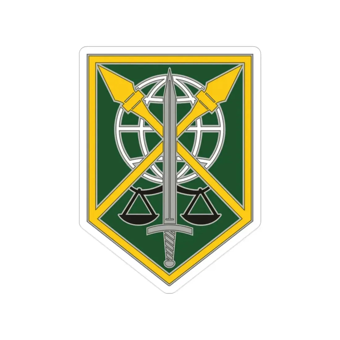 200 Military Police Command (U.S. Army) Transparent STICKER Die-Cut Vinyl Decal - The Sticker Space