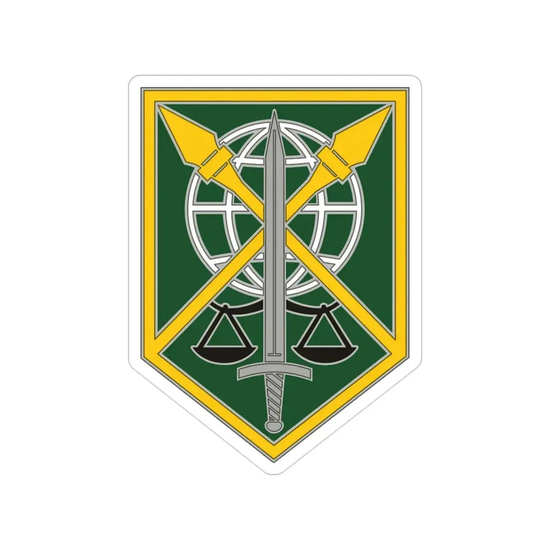 200 Military Police Command (U.S. Army) Transparent STICKER Die-Cut Vinyl Decal - The Sticker Space
