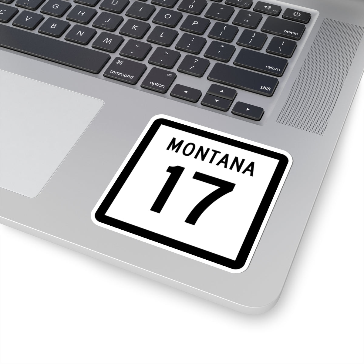 MT-17 (Montana) (Road Sign) STICKER Vinyl Kiss-Cut Decal