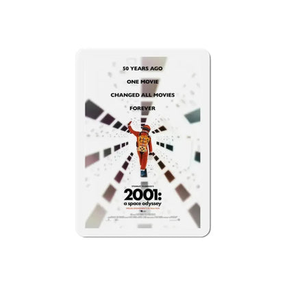 2001 A Space Odyssey 1968 v2 Movie Poster Refrigerator Magnet 2 Inch - The Sticker Space