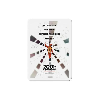 2001 A Space Odyssey 1968 v2 Movie Poster Refrigerator Magnet 3 Inch - The Sticker Space