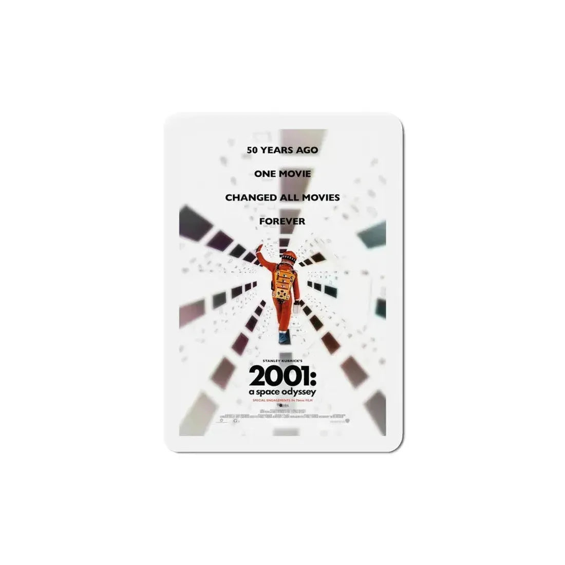 2001 A Space Odyssey 1968 v2 Movie Poster Refrigerator Magnet 6 Inch - The Sticker Space