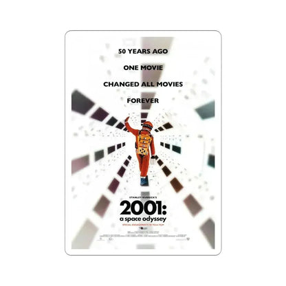 2001 A Space Odyssey 1968 v2 Movie Poster STICKER Vinyl Die-Cut Decal 3 Inch - The Sticker Space
