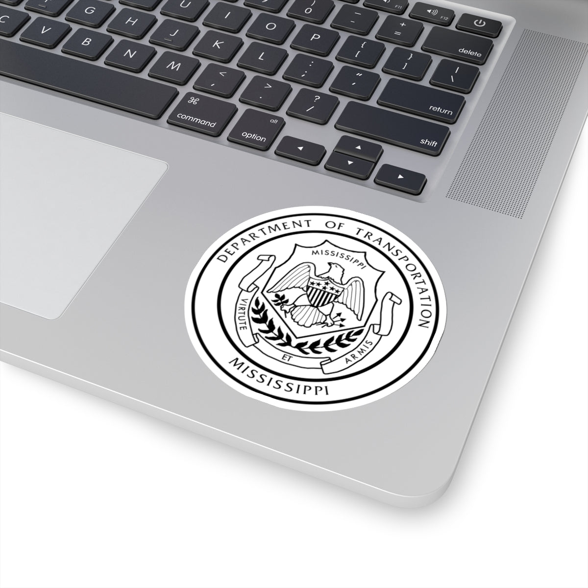 Seal of the Mississippi Department of Transportation - STICKER Vinyl Kiss-Cut Decal