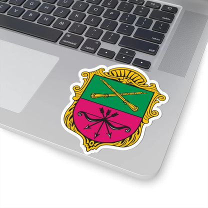Герб Запорожья 2003 года (Ukraine) (Coat of Arms) STICKER Vinyl Kiss-Cut Decal - The Sticker Space
