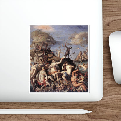 ZUCCHI, Jacopo - The Coral Fishers (Artwork) STICKER Vinyl Die-Cut Decal