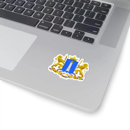 Герб Ульяновской области 2004 (Russia) (Coat of Arms) STICKER Vinyl Kiss-Cut Decal - The Sticker Space