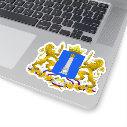 Герб Ульяновской области 2004 (Russia) (Coat of Arms) STICKER Vinyl Kiss-Cut Decal - The Sticker Space