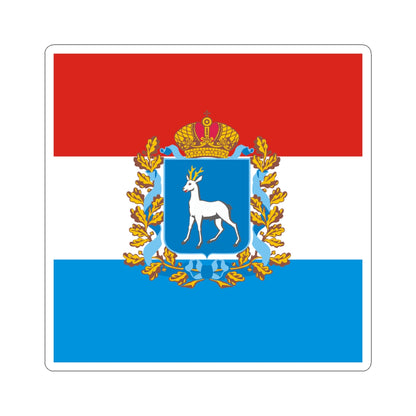 Standard of the Governor of Samara Oblast (Russia) STICKER Vinyl Kiss-Cut Decal