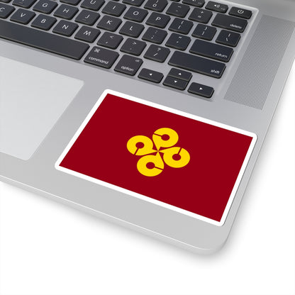 Flag of Shimane Prefecture (Japan) STICKER Vinyl Kiss-Cut Decal