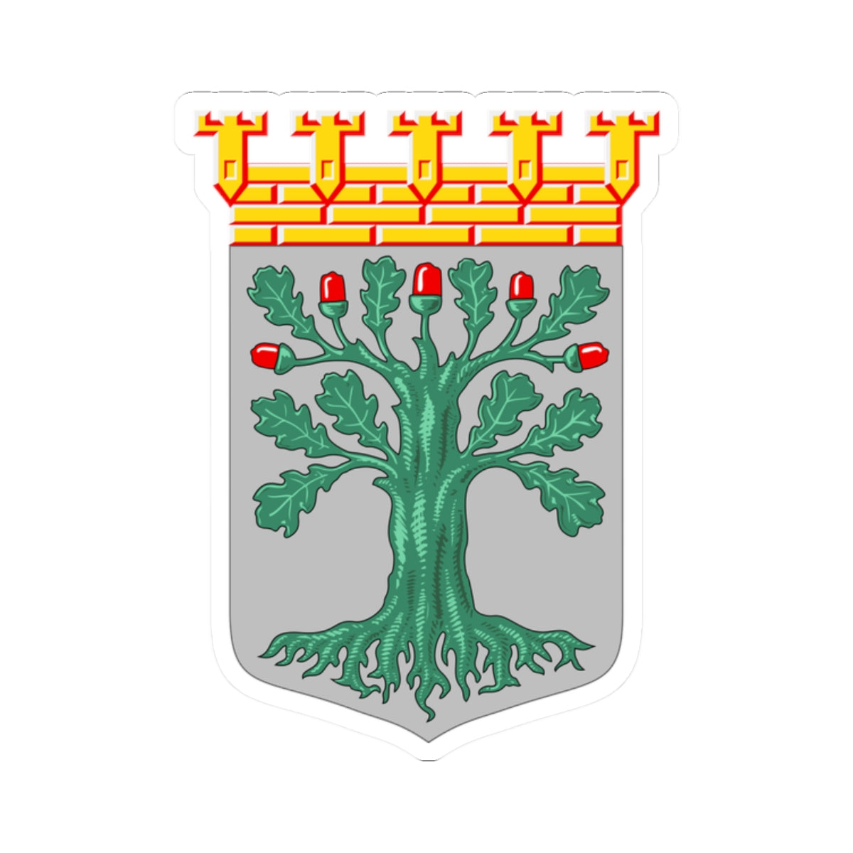 Tammisaari.vaakuna (Finland) (Coat of Arms) STICKER Vinyl Kiss-Cut Decal