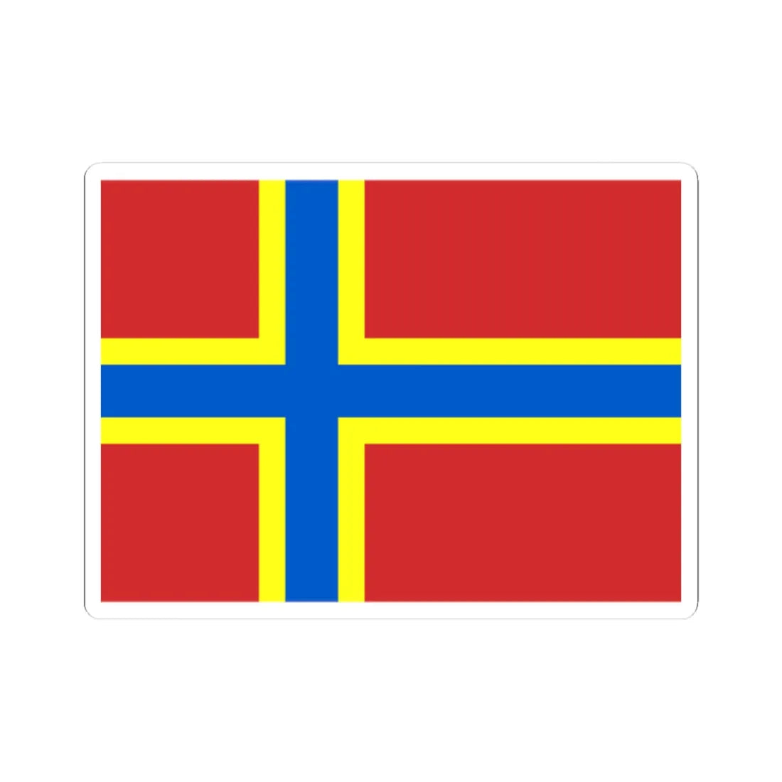 2007 Flag of Orkney (Scotland) STICKER Vinyl Kiss-Cut Decal 2 Inch White - The Sticker Space