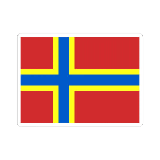 2007 Flag of Orkney (Scotland) STICKER Vinyl Kiss-Cut Decal 2 Inch White - The Sticker Space