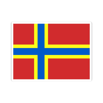 2007 Flag of Orkney (Scotland) STICKER Vinyl Kiss-Cut Decal 3 Inch White - The Sticker Space