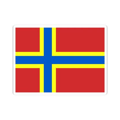 2007 Flag of Orkney (Scotland) STICKER Vinyl Kiss-Cut Decal 4 Inch White - The Sticker Space